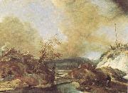 WOUWERMAN, Philips Dune Landscape qet Norge oil painting reproduction